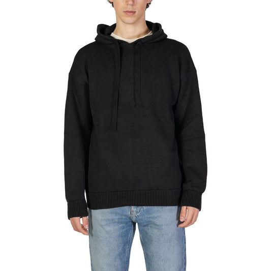 Underclub Black Cotton Sweater UN-15760300009-IT44 | S