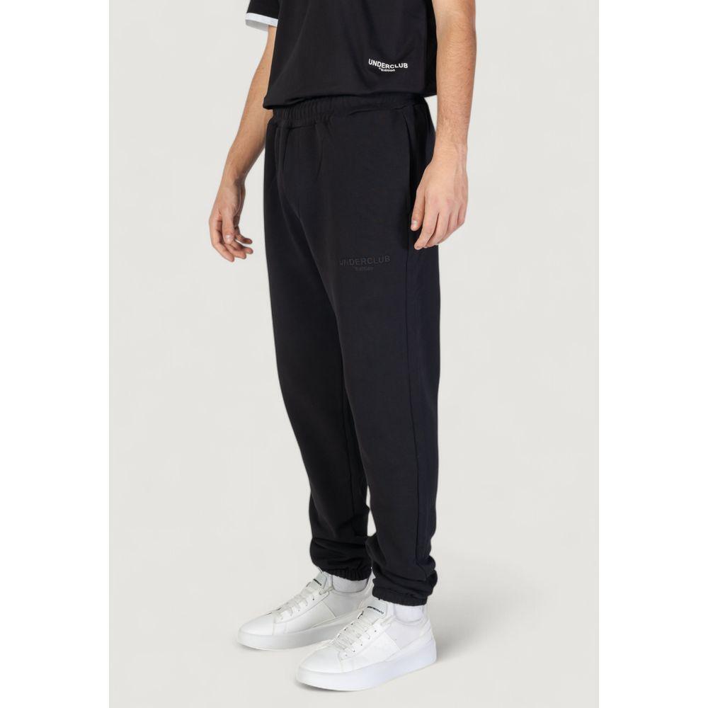 Underclub Black Cotton Joggers Workout Pant UN-15760800009-IT48 | L