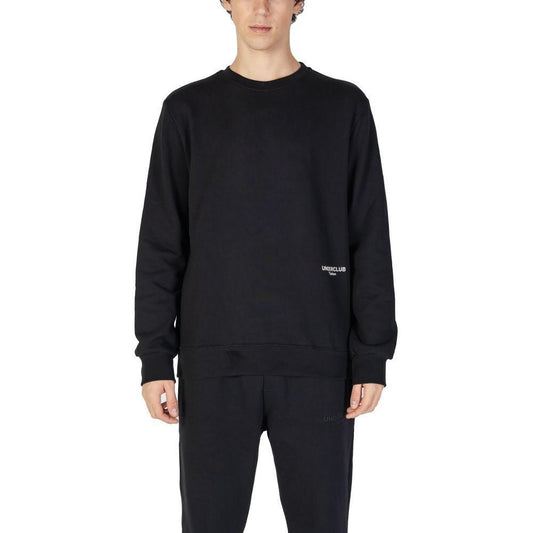 Underclub Black Cotton Sweatshirt UN-15761200009-IT52 | XL