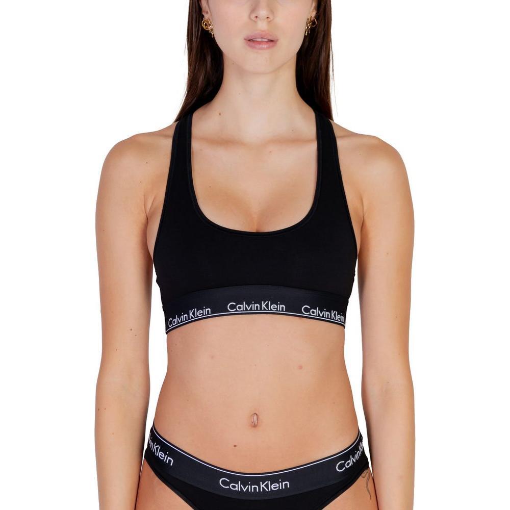 Calvin Klein Underwear Black Cotton Bra CA-6469700009-IT44|L