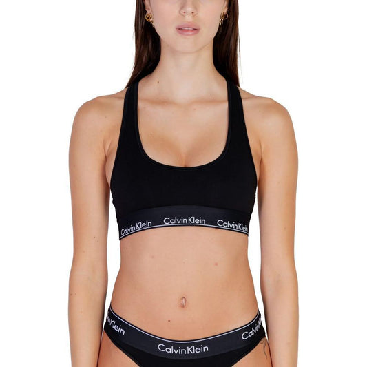 Calvin Klein Underwear Black Cotton Bra CA-6469700009-IT44|L