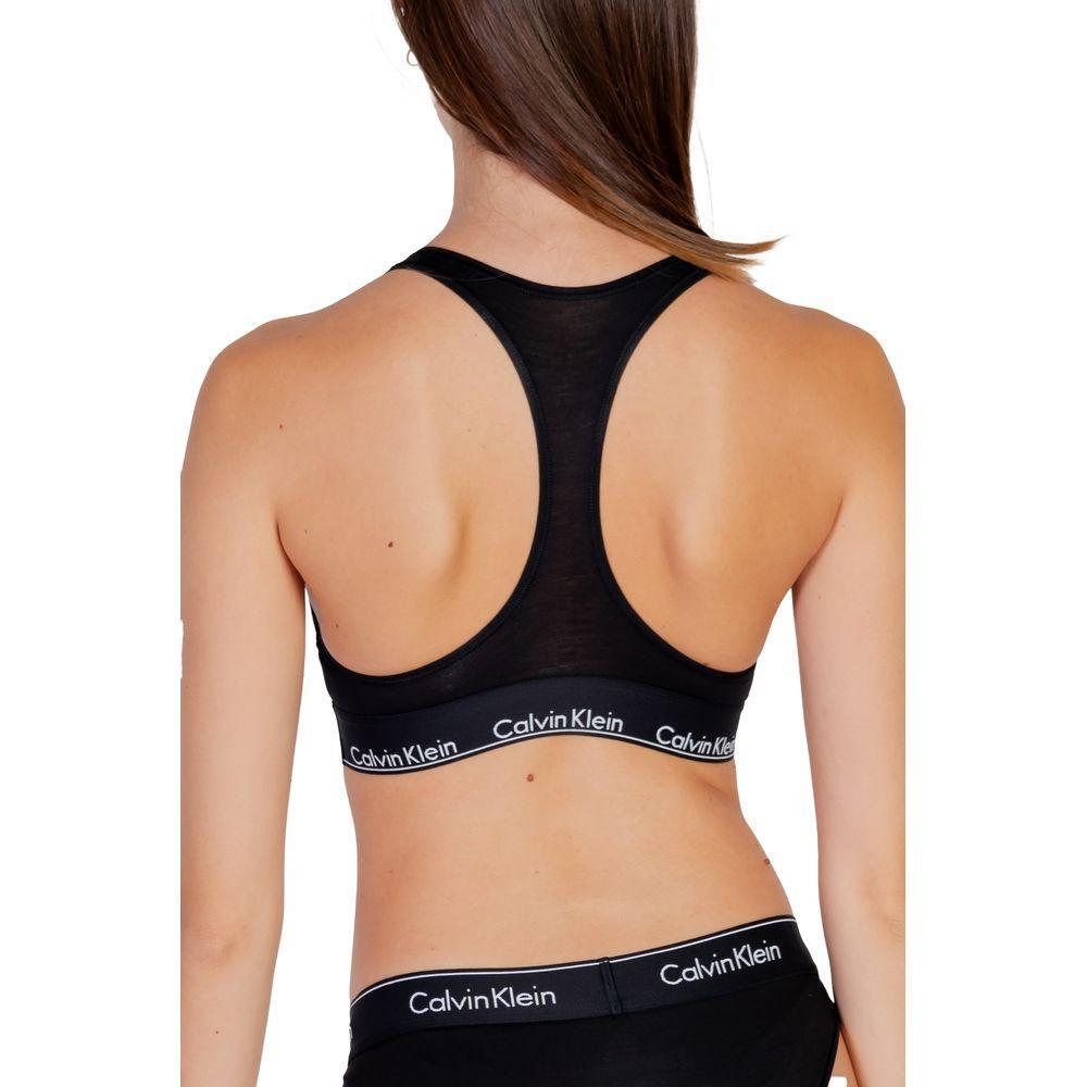 Calvin Klein Underwear Black Cotton Bra CA-6469700009-IT44|L
