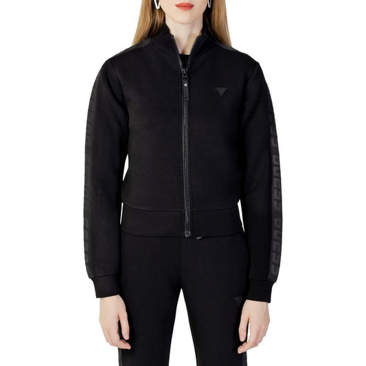 Guess Active Black Viscose Sweatshirt GU-9093000009-IT40|S