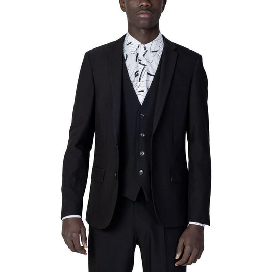 Antony Morato Black Polyester Blazer AN-10253700009-IT54 | XXL