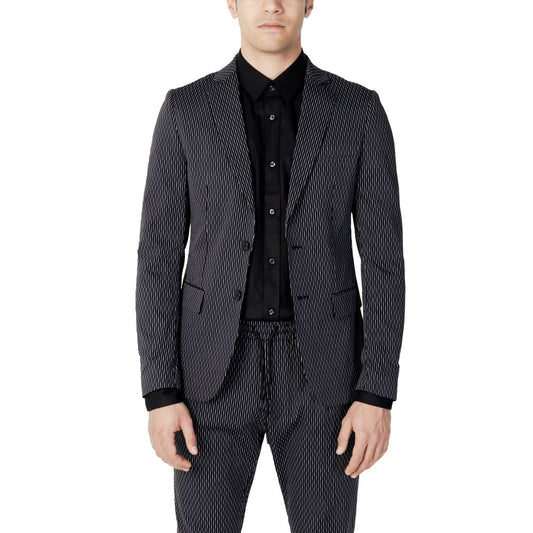 Antony Morato Black Cotton Blazer AN-10254100009-IT46 | S