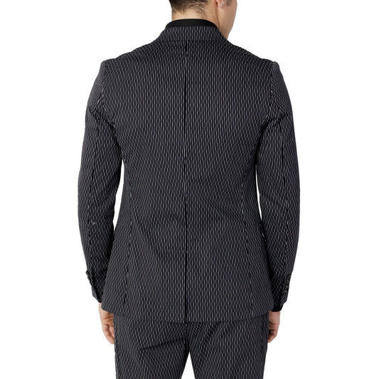 Antony Morato Black Cotton Blazer AN-10254100009-IT46 | S