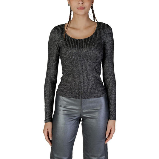 Vero Moda Black Recycled Polyester Long Sleeve VE-15824900009-IT38|XS