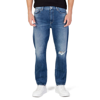 Tommy Hilfiger Jeans Blue Cotton Slim Fit Jeans