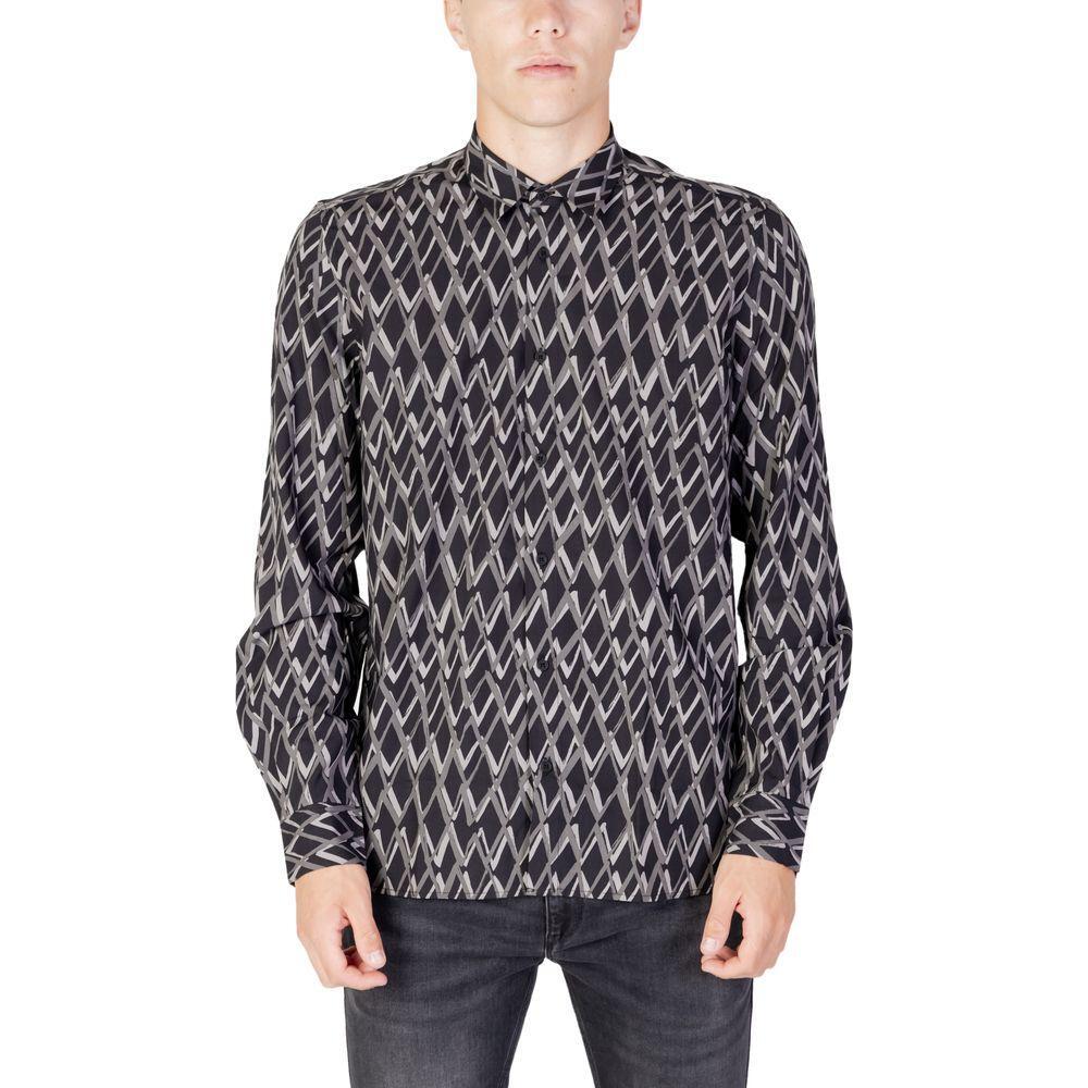 Antony Morato Black Cotton Shirt AN-11851000009-IT44 | XS