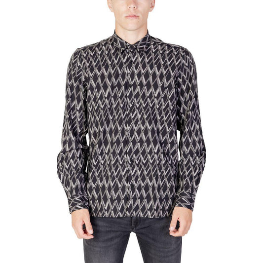 Antony Morato Black Cotton Shirt AN-11851000009-IT44 | XS