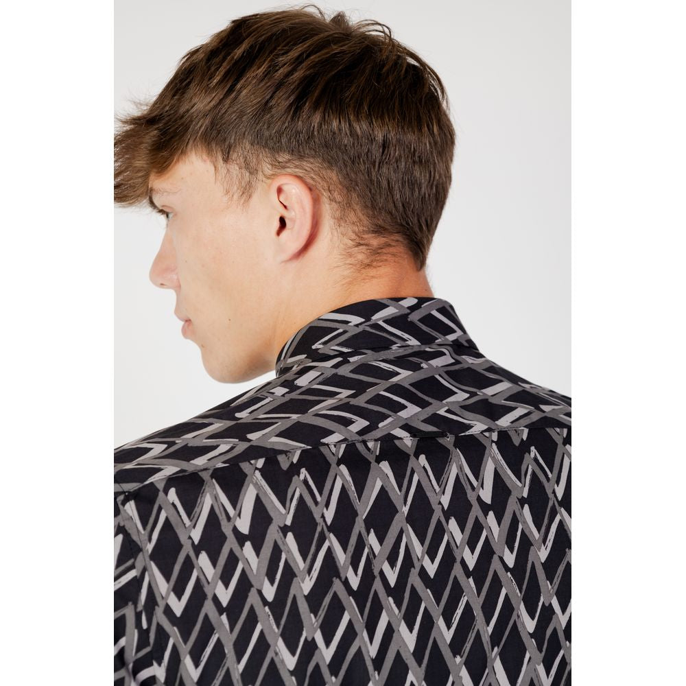 Antony Morato Black Cotton Shirt AN-11851000009-IT44 | XS