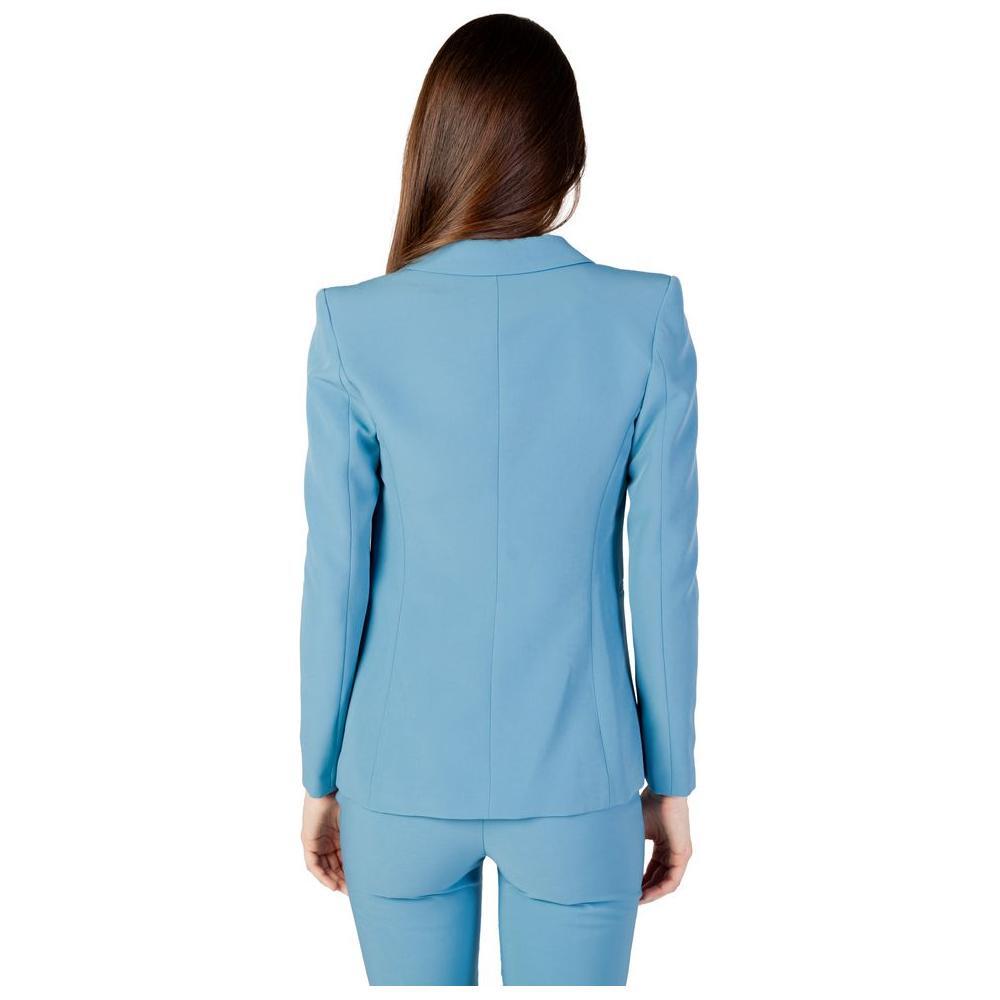 Rinascimento Turquoise Polyester Blazer