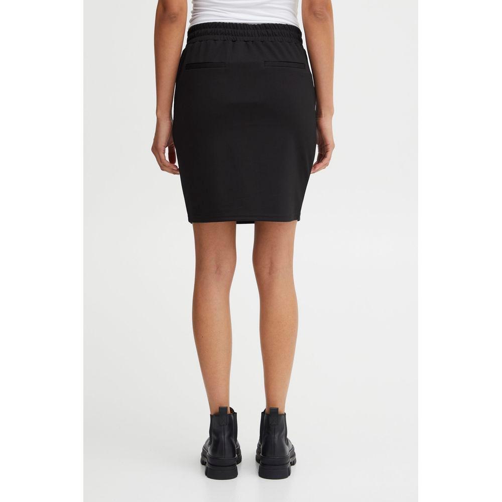 ICHI Black Polyester Mini