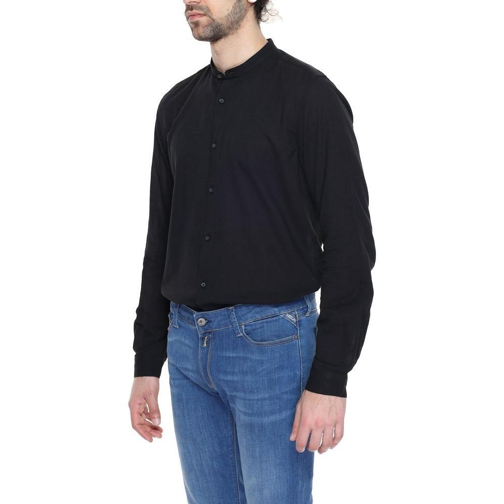 Antony Morato Black Cotton Shirt