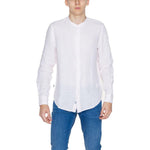 Blauer Multicolor Linen Shirt BL-13447600145-IT46 | M