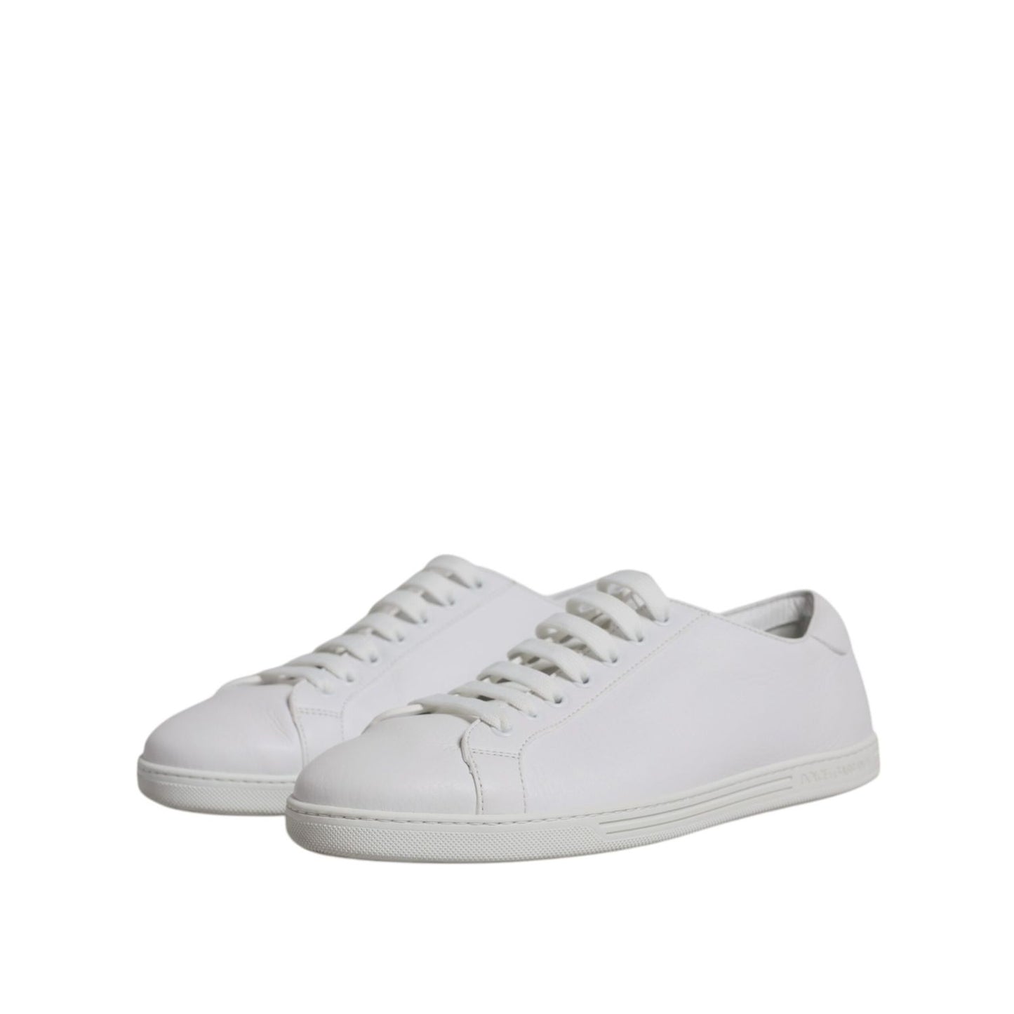 Dolce & Gabbana White Low Top Men Saint Tropez Sneakers Shoes