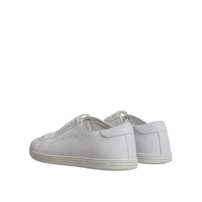 Dolce & Gabbana White Low Top Men Saint Tropez Sneakers Shoes