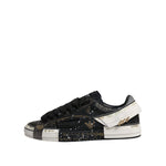 Dolce & Gabbana Black White Portofino Low Top Sneakers Shoes