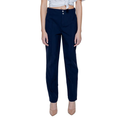 Street One Blue Polyamide Pant
