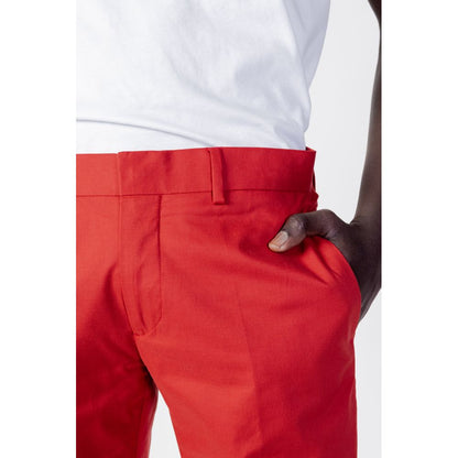 Antony Morato Red Cotton Pant