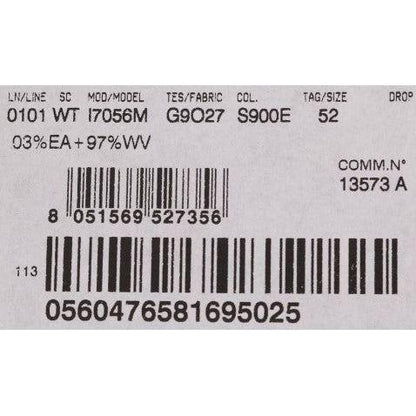 Dolce & Gabbana Black STAFF Wool Striped Vest