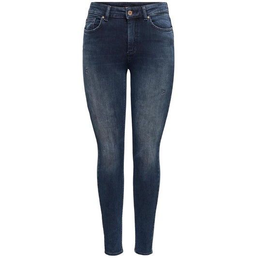 Only Blue Cotton Skinny Jean for women, fall/winter collection, made of 92% cotton and 8% elastane/lycra, stylish denim.