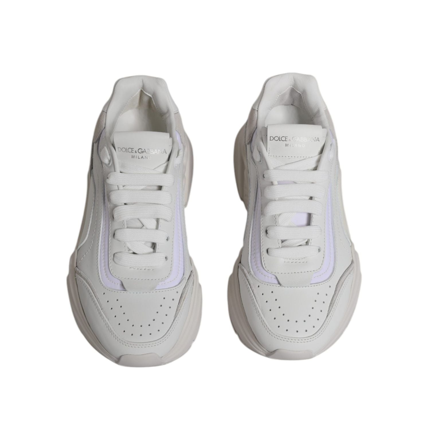 Dolce & Gabbana White Daymaster Low Top Sneakers Shoes