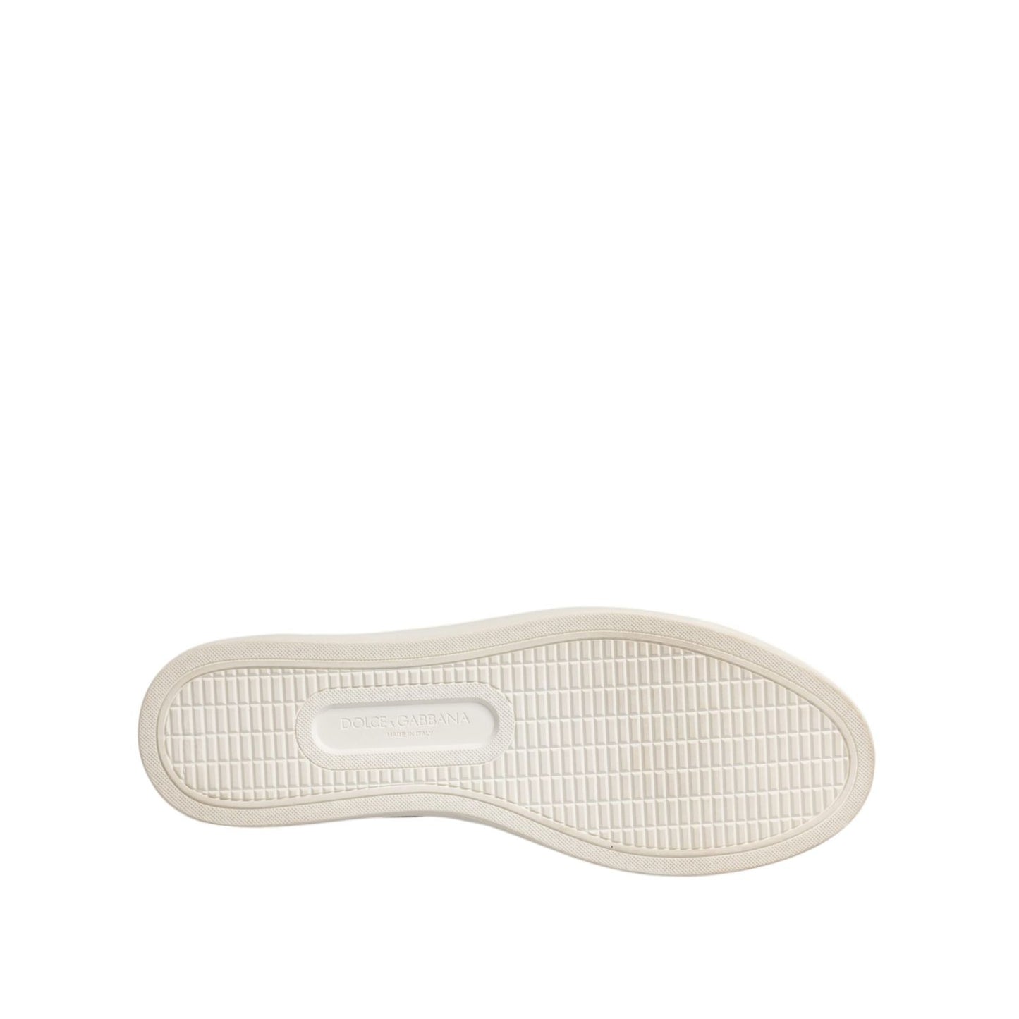 Dolce & Gabbana White Classic Calf Leather Sneakers Shoes