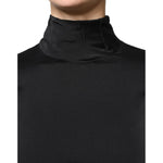 Brunello Cucinelli Black Silk Blend Long Sleeves Blouse Top TSH86798-44