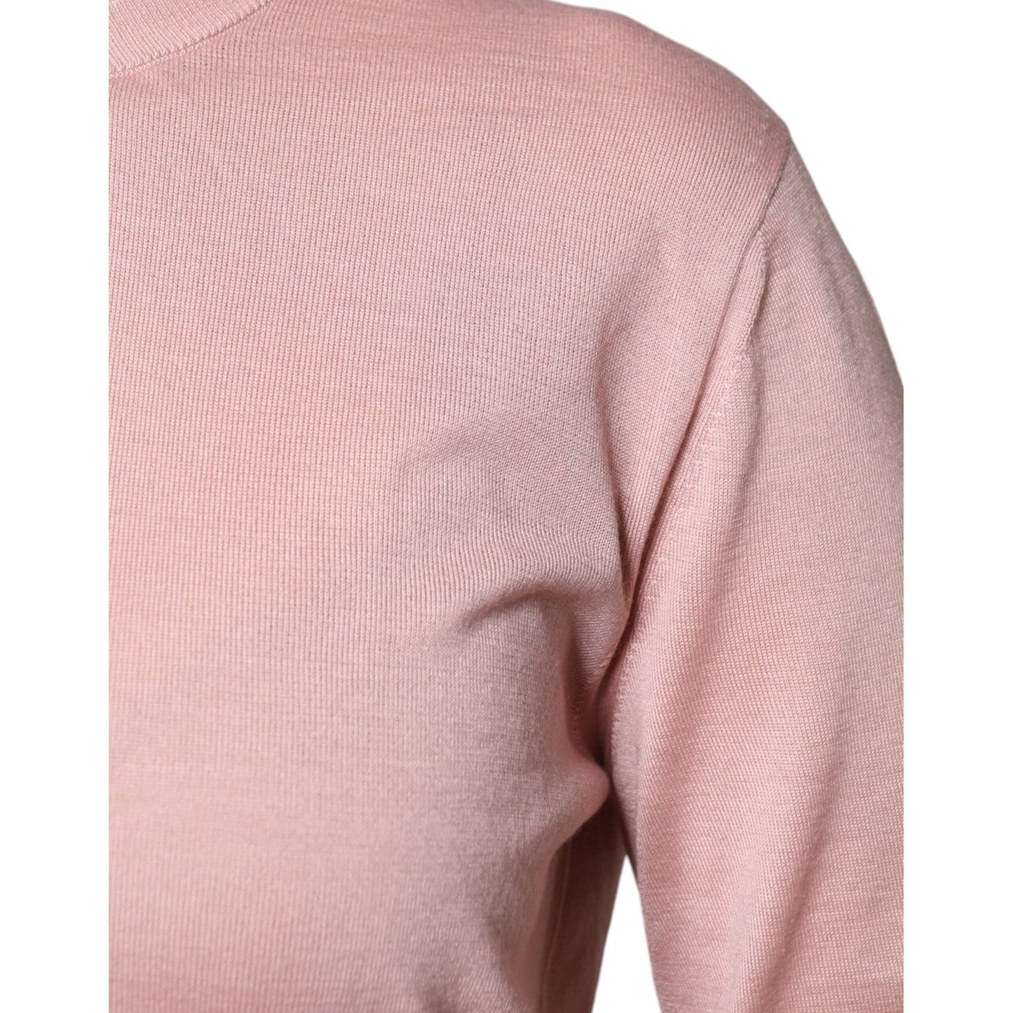 Dolce & Gabbana Pink Wool Knit Button Down Cardigan Sweater TSH86808-46