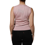 Dolce & Gabbana Pink Cashmere Knitted Sleeveless Tank Top TSH86820-38