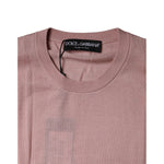 Dolce & Gabbana Pink Cashmere Knitted Sleeveless Tank Top TSH86820-38