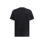 Back view of Burberry Archive Check pocket t-shirt with monochrome pattern and ribbed crew neck, AW25 oversize fit, made of 100% cotton.