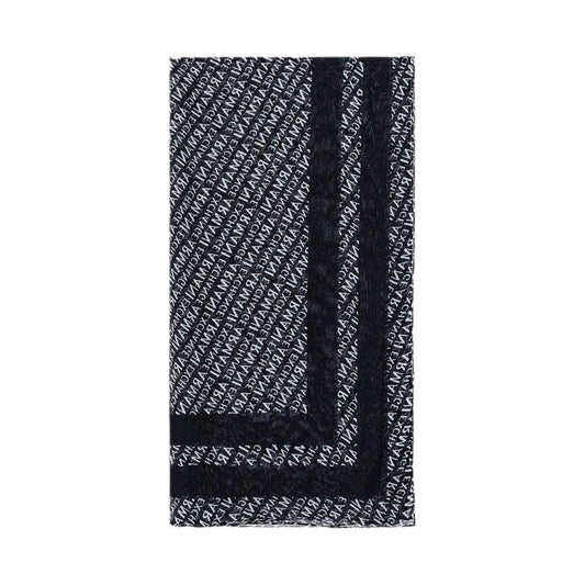 Armani Exchange Black Modal Scarf AR-8161700009-ONE SIZE