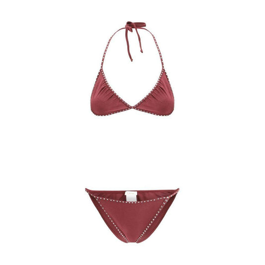 Oséree Crystal Swimsuit OS-GBS250MERLOT-M