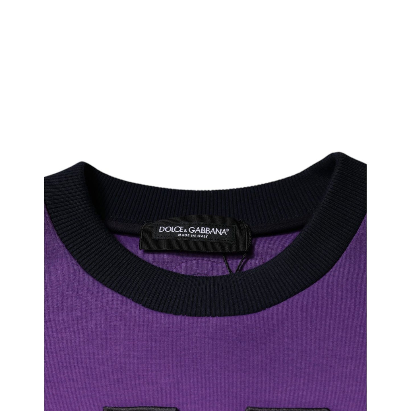 Dolce & Gabbana Multicolor Crew Neck Men Sweatshirt Sweater TSH87299-54