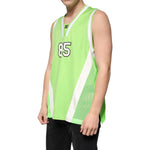 Dolce & Gabbana Green Polyester Jersey Sleeveless T-shirt TSH87328-48