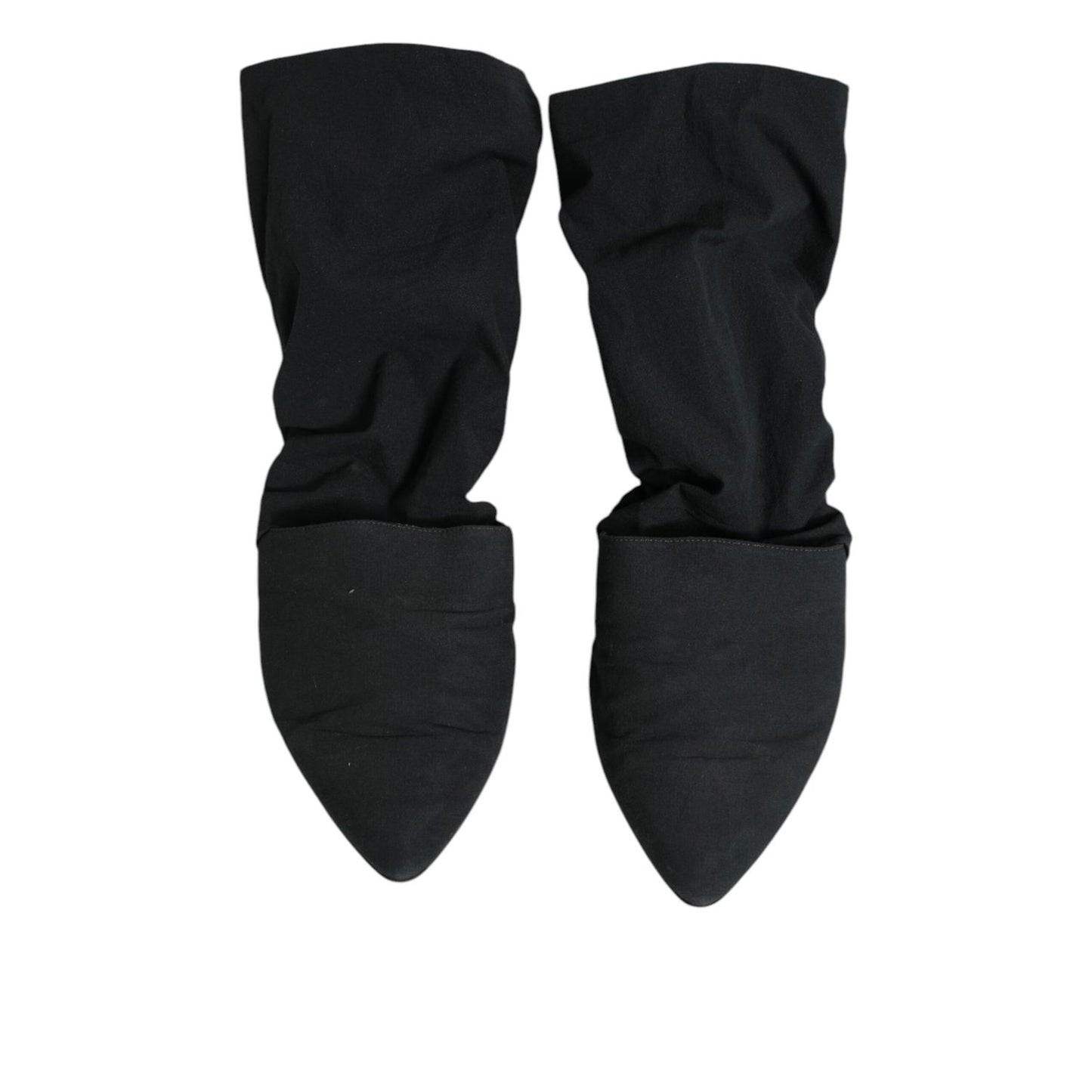 Dolce & Gabbana Green Cotton Sock Style Ankle Boots Shoes LA12215-41