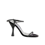 Dolce & Gabbana Black Ankle Strap High Heels Sandals Shoes LA12239-38
