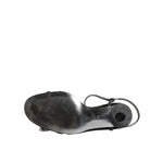 Dolce & Gabbana Black Ankle Strap High Heels Sandals Shoes LA12239-38