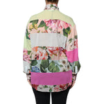 Dolce & Gabbana Multicolor Floral Patchwork Ascot Collar Top TSH86535-38