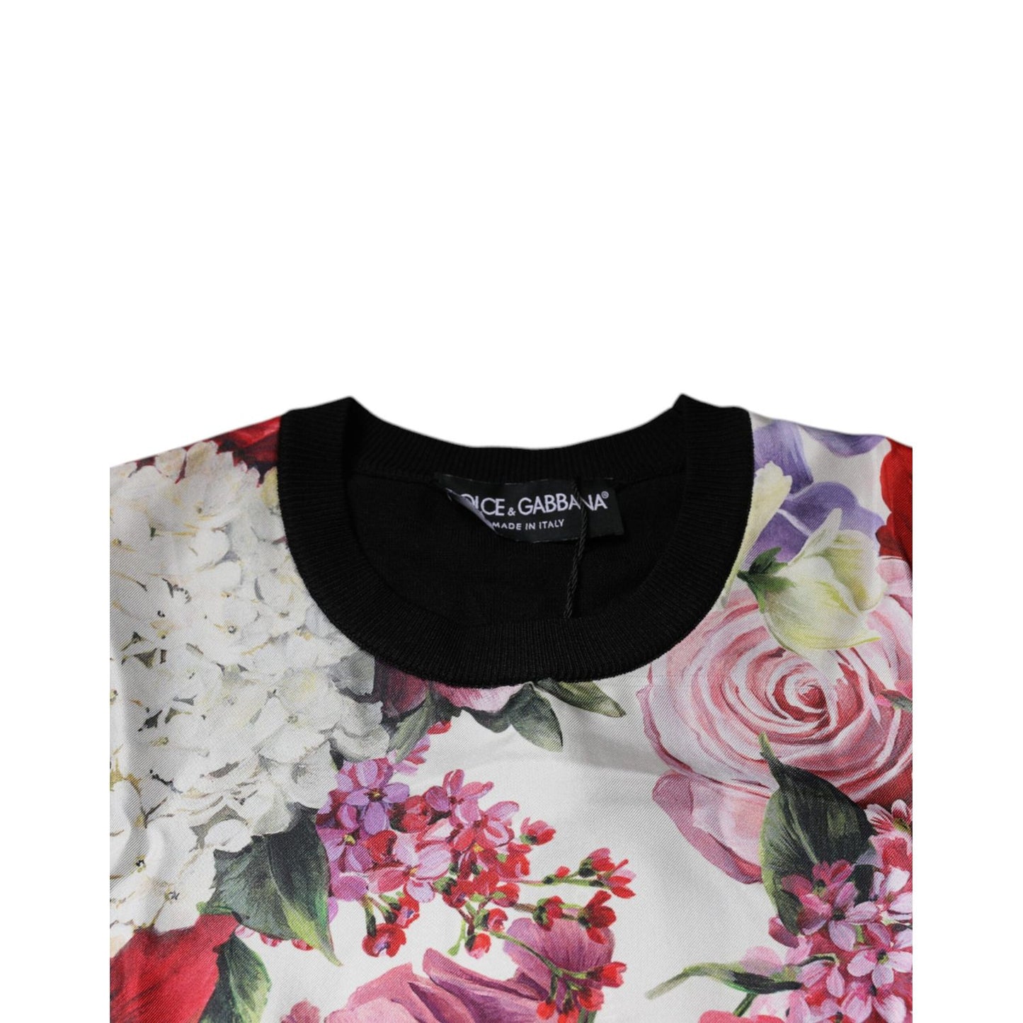 Dolce & Gabbana Multicolor Floral Silk Sleeveless Tank Blouse Top TSH86834-38