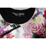 Dolce & Gabbana Multicolor Floral Silk Sleeveless Tank Blouse Top TSH86834-38