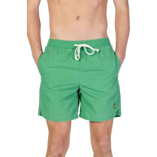 Lyle & Scott Green Nylon Swim Short