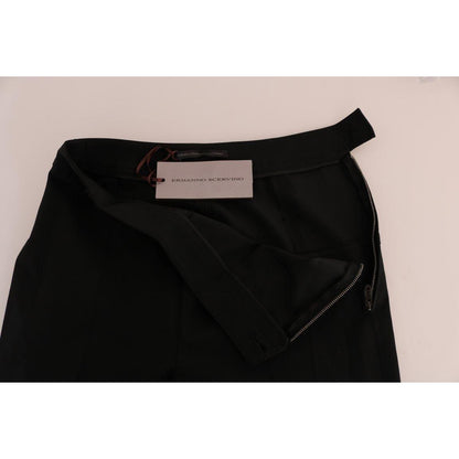 Ermanno Scervino Black Stretch Leggings Pants Jeans & Pants