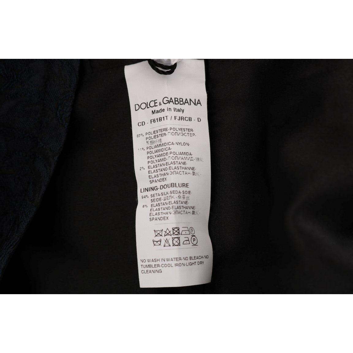 فستان قصير من دولتشي آند غابانا بنقشة الزهور