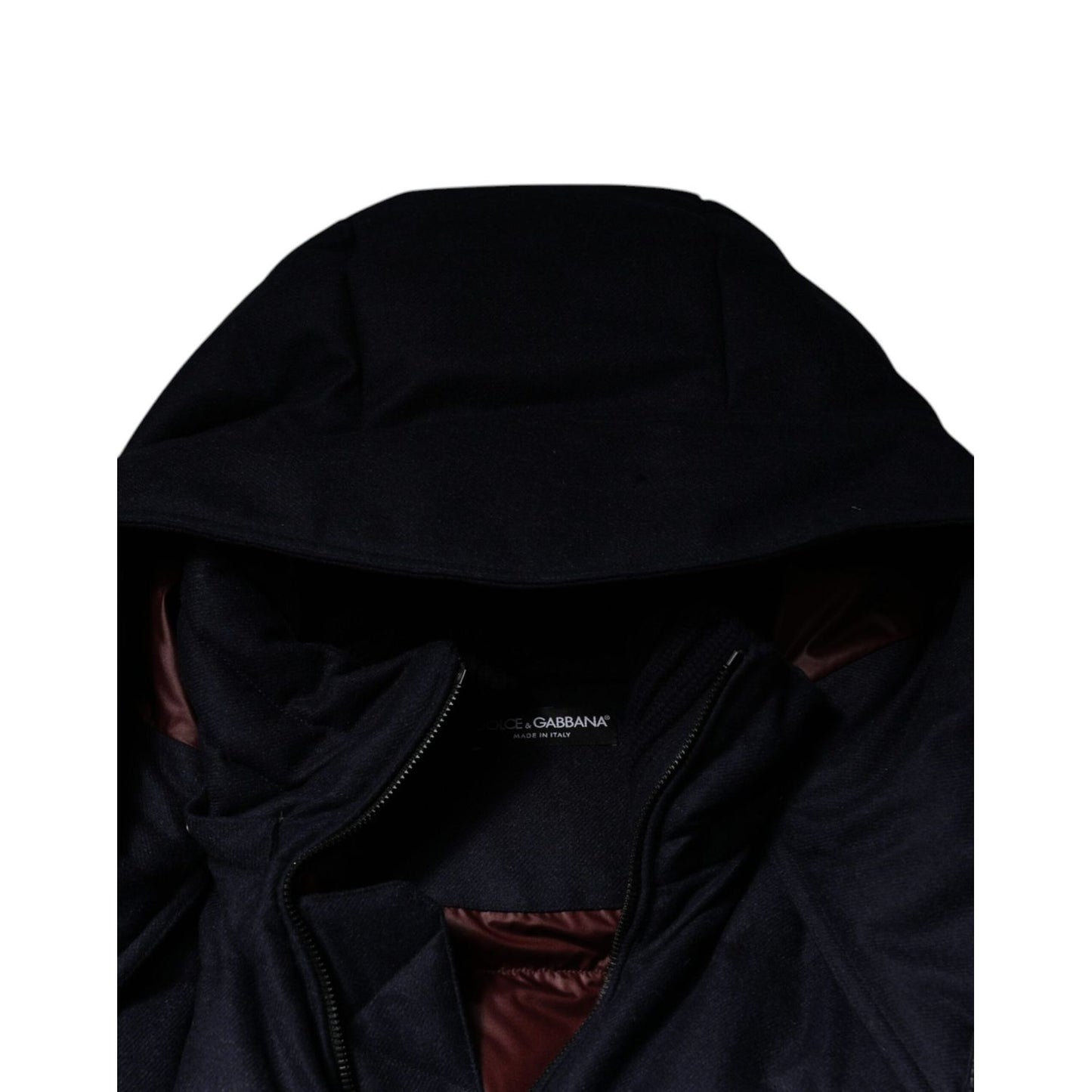 Dolce & Gabbana Black Nylon Hooded Puffer Men Coat Jacket JKT3781-50