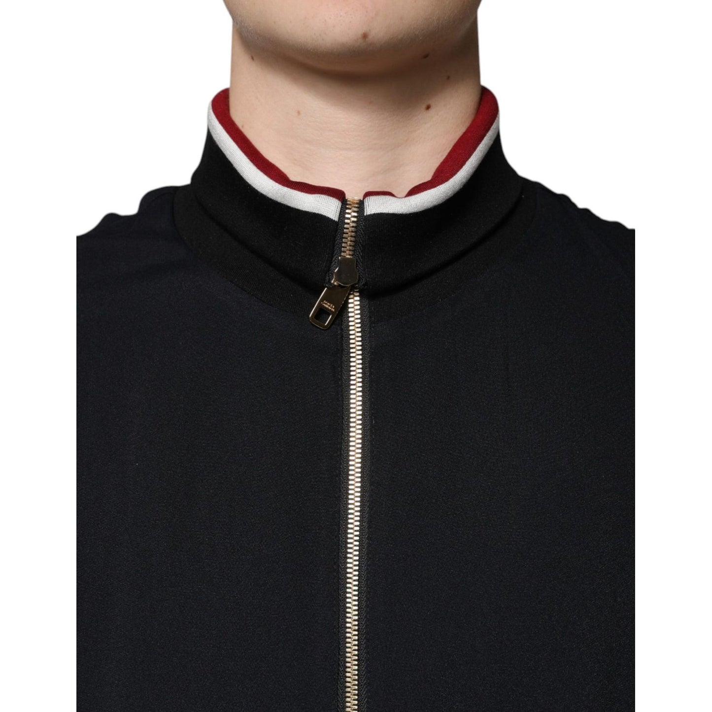 Dolce & Gabbana Black DG King Full Zip Sweatshirt Sweater TSH7908-52