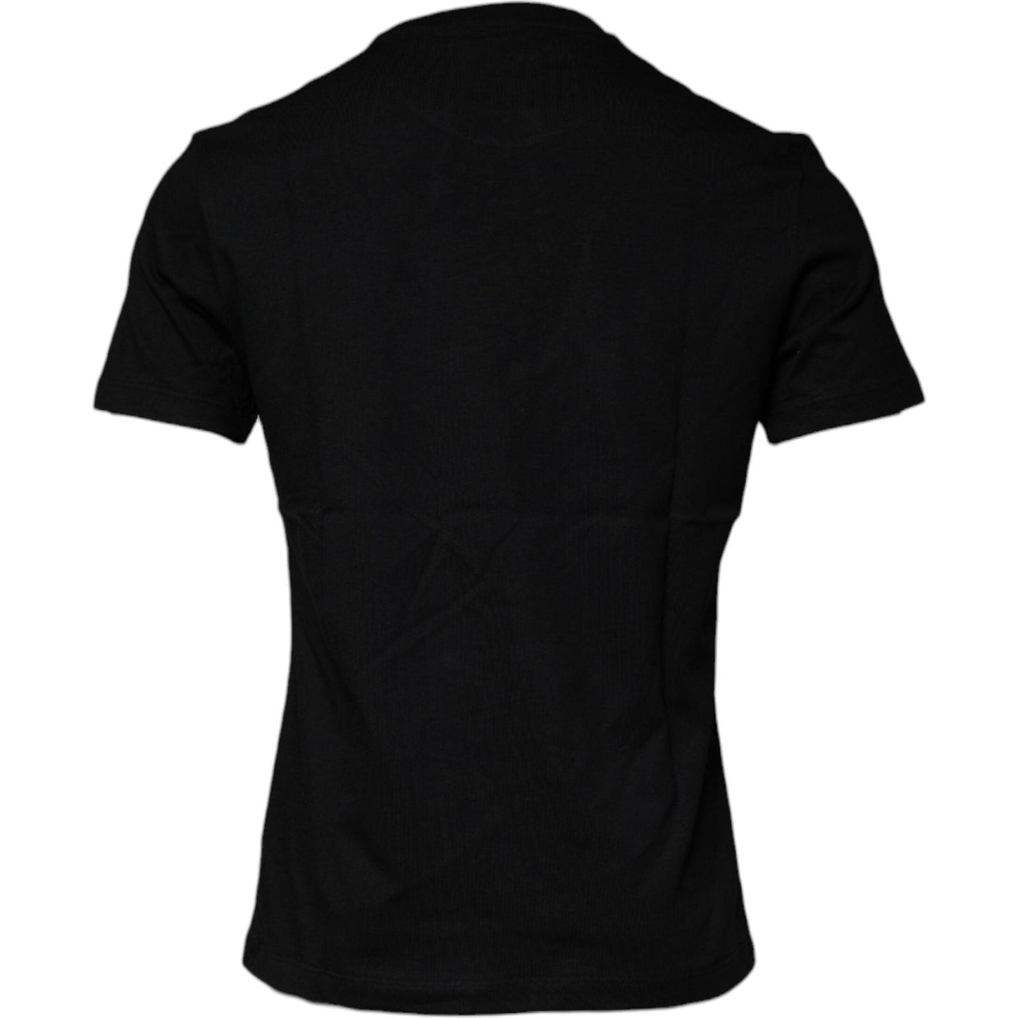 Versace Black Medusa Print Cotton Crew Neck T-shirt