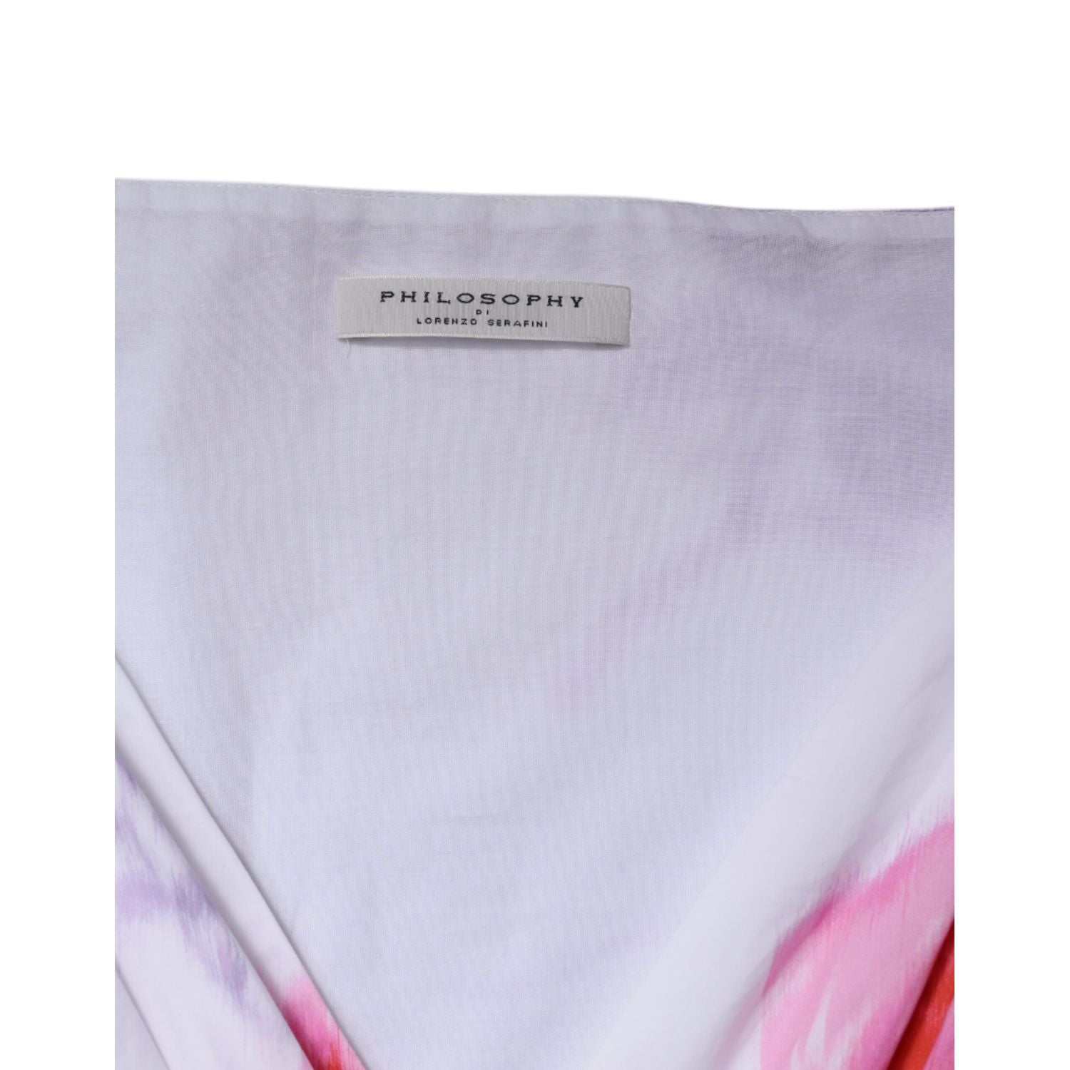 Philosophy White Floral Cotton Maxi Dress